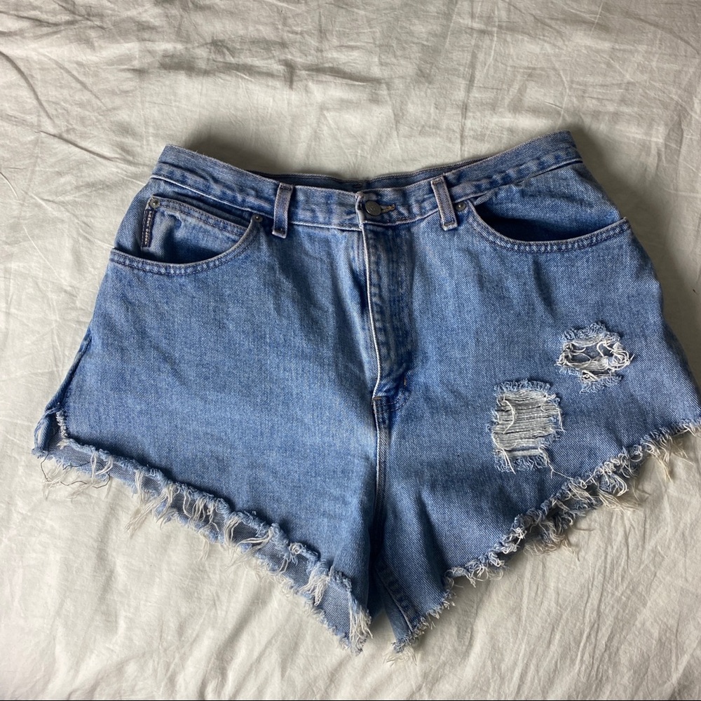 Mom Jean Shorts - Faded Glory Size 16W
